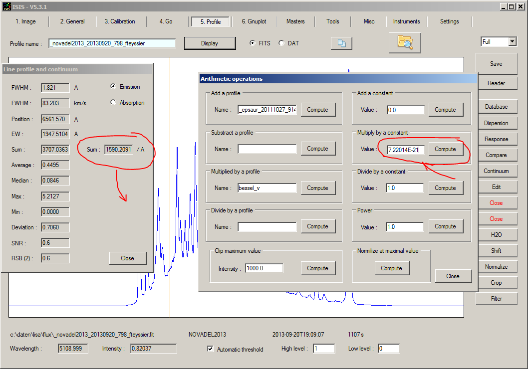 calculating I0