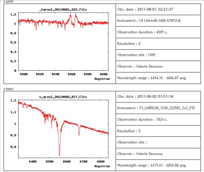 QR Vul: outburst in ARAS BeAm