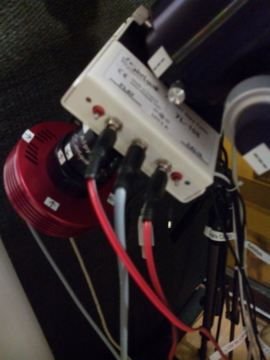 Connectors attached to calibration module