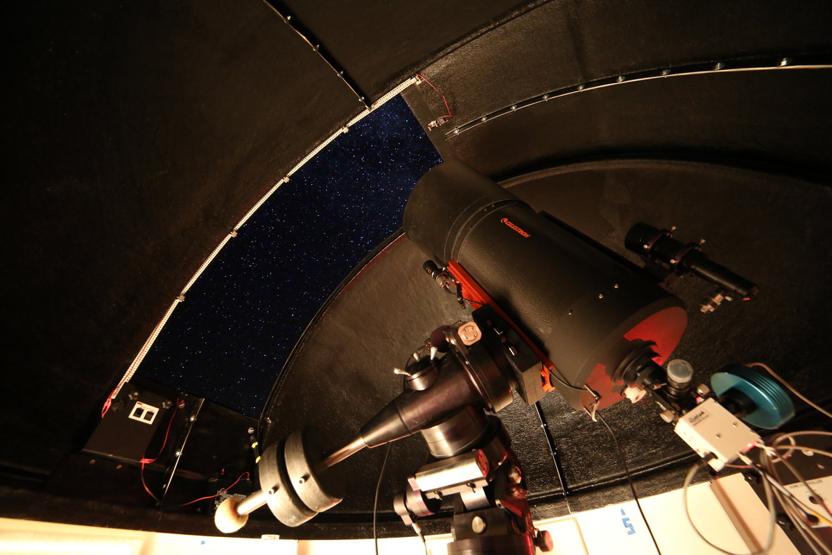 Inside the dome