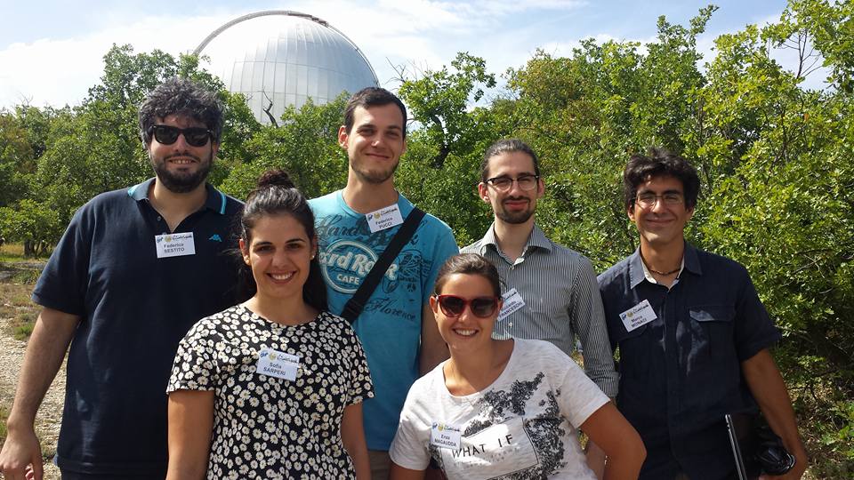 In front of the T193 (1.93m telescope) dome, the telescope which discovered the first exoplanet (51 Pegasi b) back in 1995!