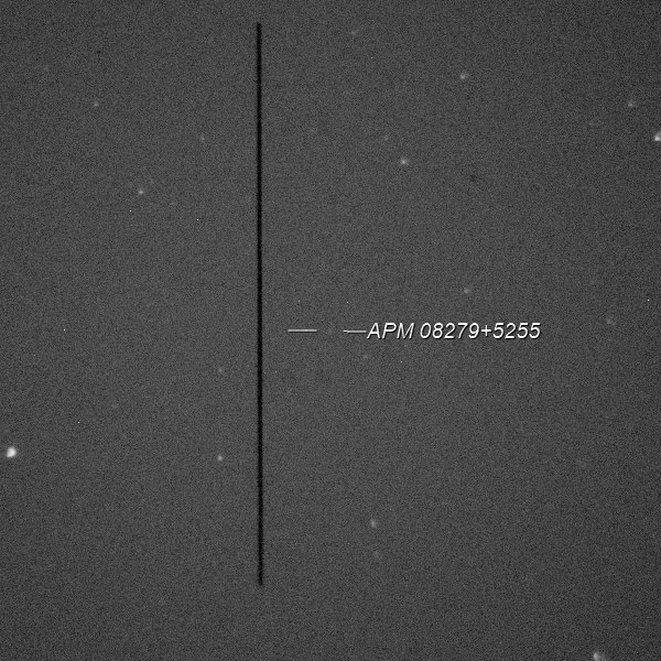 Le quasar APM 08279+5255 à 12 milliards d'années lumière  File