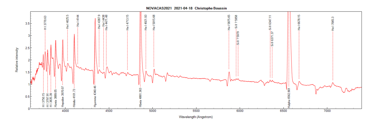 Nova Cas 2021 on April 18th, 2021 (zoom)